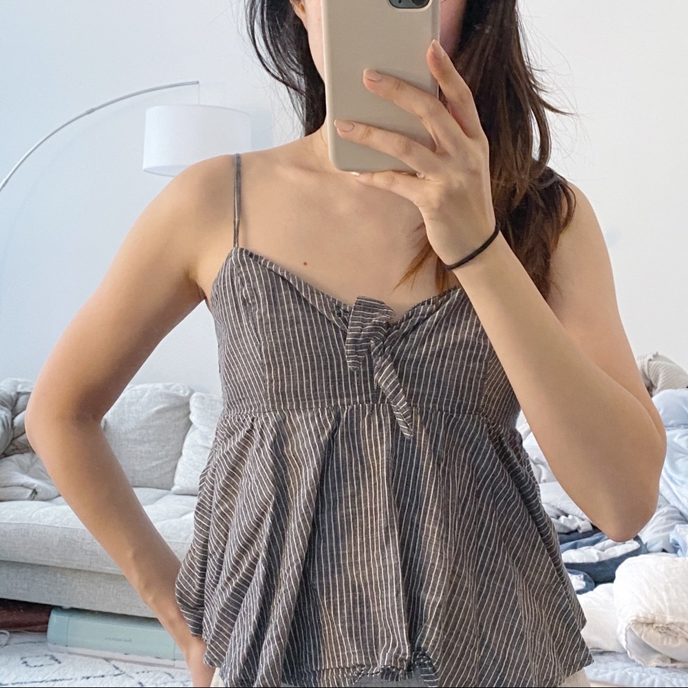 ABERCROMBIE & FITCH Tie Front Tank